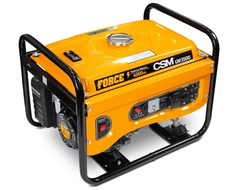Imagem de um grupo gerador a gasolina 3,5kva.