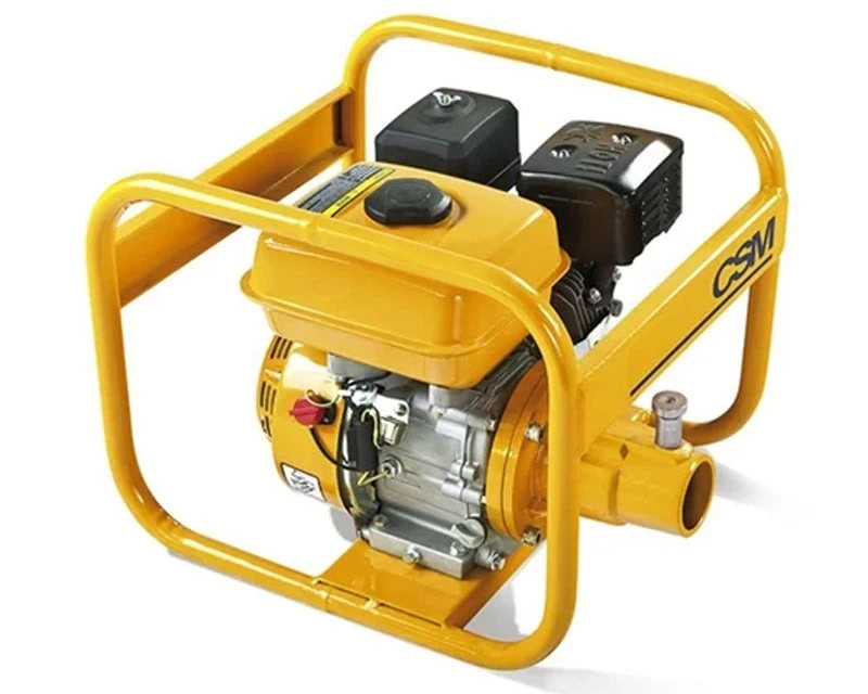 Imagem de um motor vibrador a gasolina.