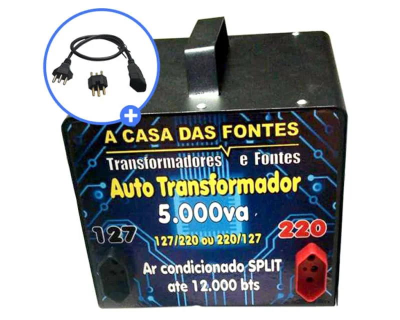 Imagem de um transformador 5000w.